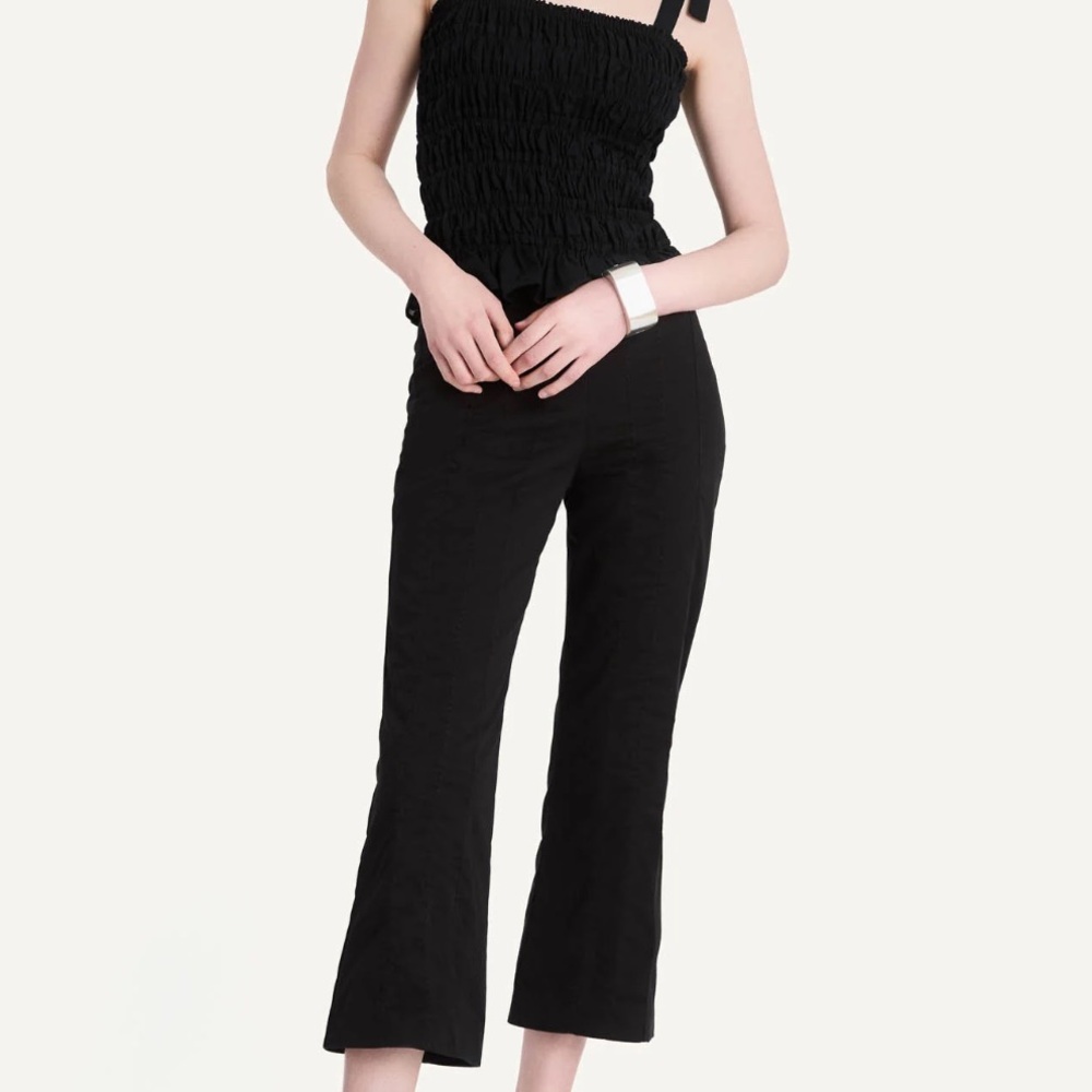NWT MERLETTE NYC ‘AIX’ CROP WIDE FLARE NEW WITH TAGS